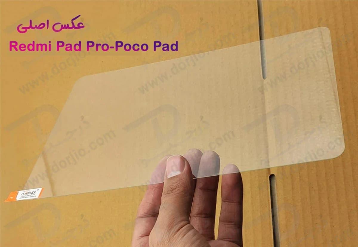 گلس شیشه ای شفاف تبلت Xiaomi Redmi Pad Pro مارک Mietubl — تصویر ۲