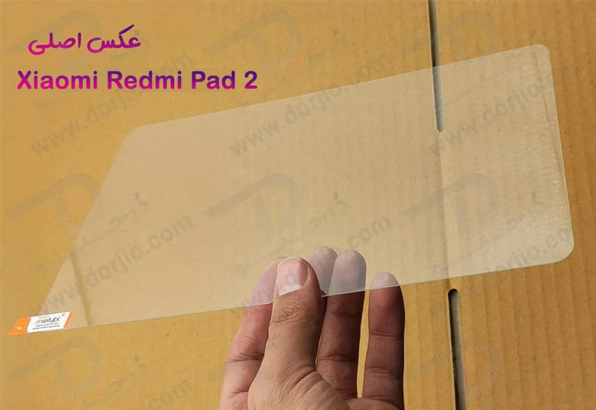 گلس شیشه ای شفاف تبلت Xiaomi Redmi Pad 2 مارک Mietubl — تصویر ۲