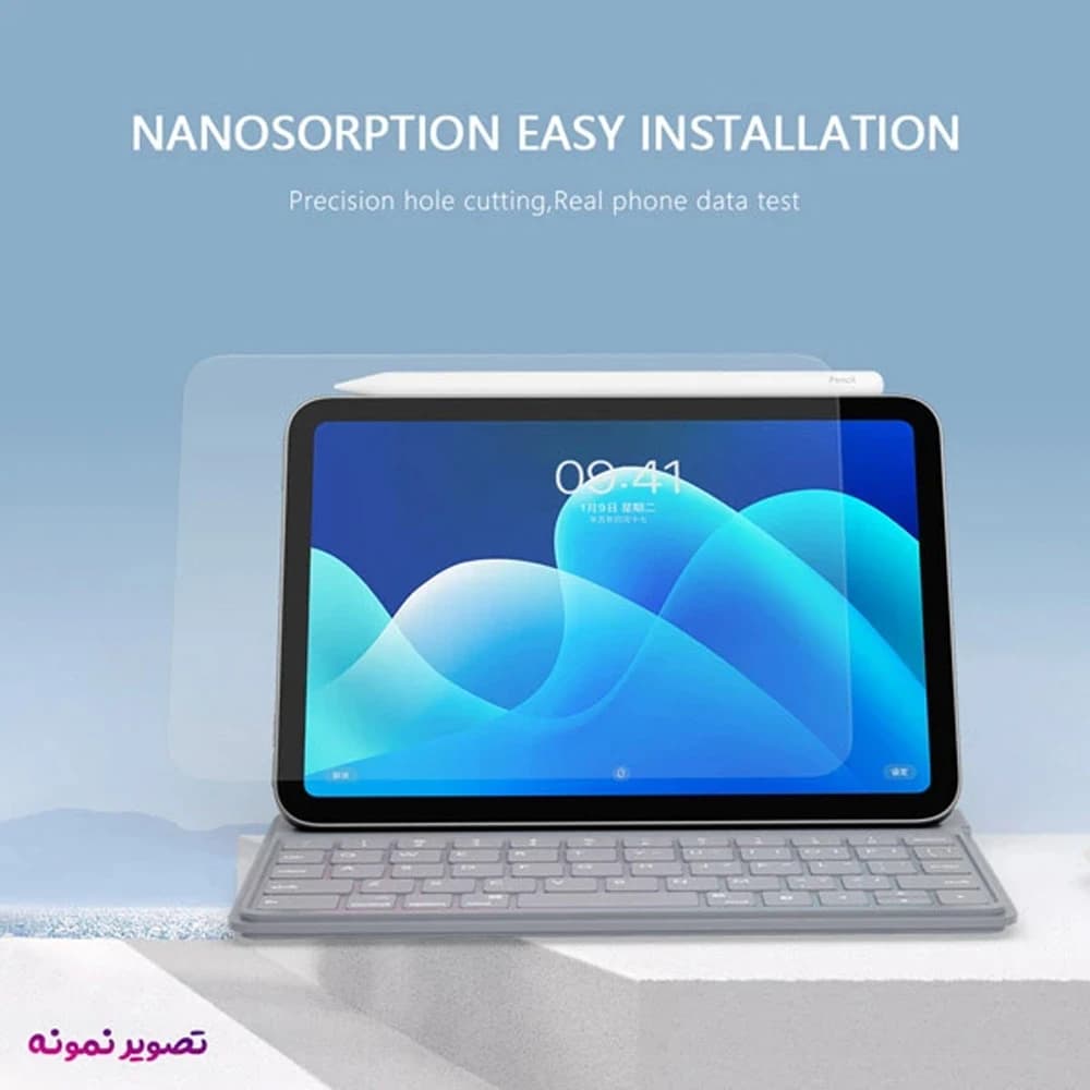 گلس شیشه ای شفاف تبلت Xiaomi Redmi Pad 2 مارک Mietubl — تصویر ۷