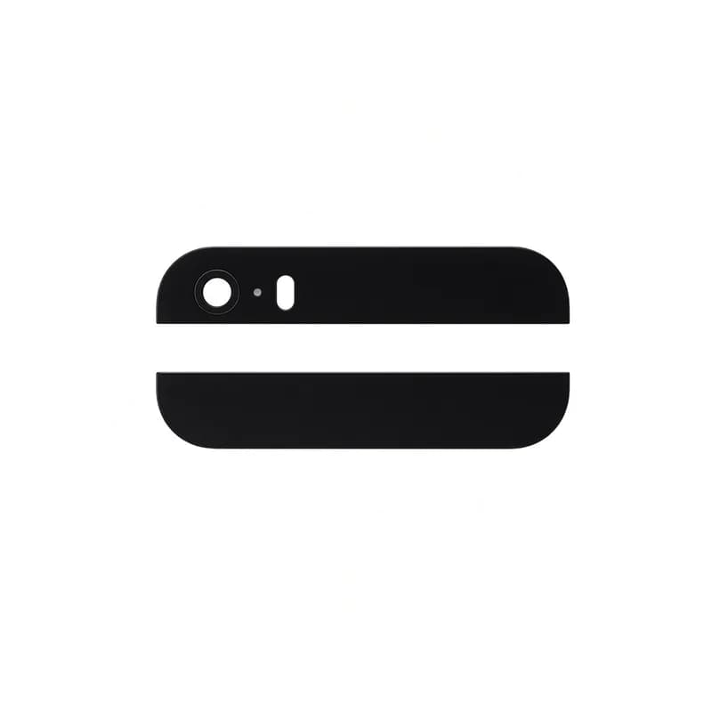گلس بالا و پایین آیفون ۵ مشکی اصلی | مناسب iPhone 5 / 5C / 5S