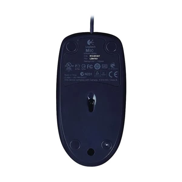 موس سیم دار طرح لاجیتک Logitech M90 — تصویر ۳
