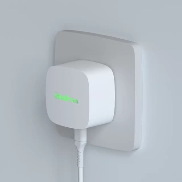 شارژر دیواری تایپ سی 33 وات هادرون C1013 — تصویر ۹