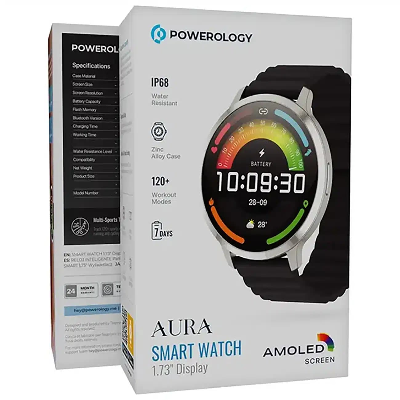 ساعت هوشمند پاورولوژی Powerology مدل PSWASW1801H ضد آب — تصویر ۸