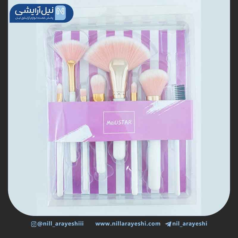 ست براش هشت تیکه طرح ویکتوریا سکرت میو استار