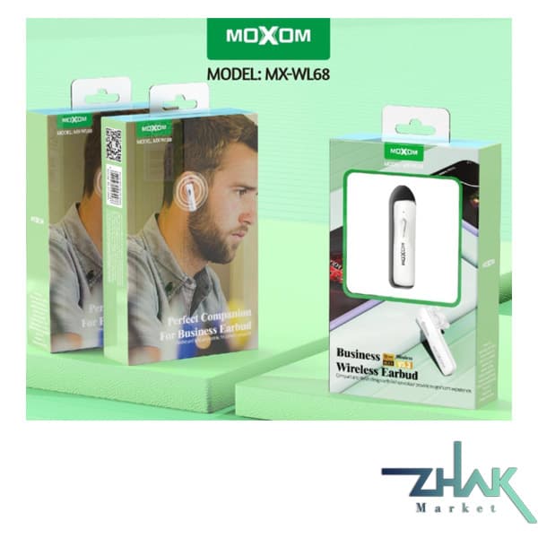 بلوتوث تک گوش MOXOM مدل WL-68
