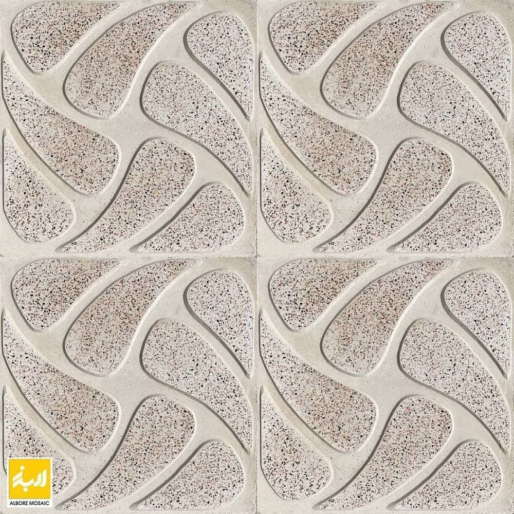 موزاییک پرسی گرانیت و آذرشهر طرح باران