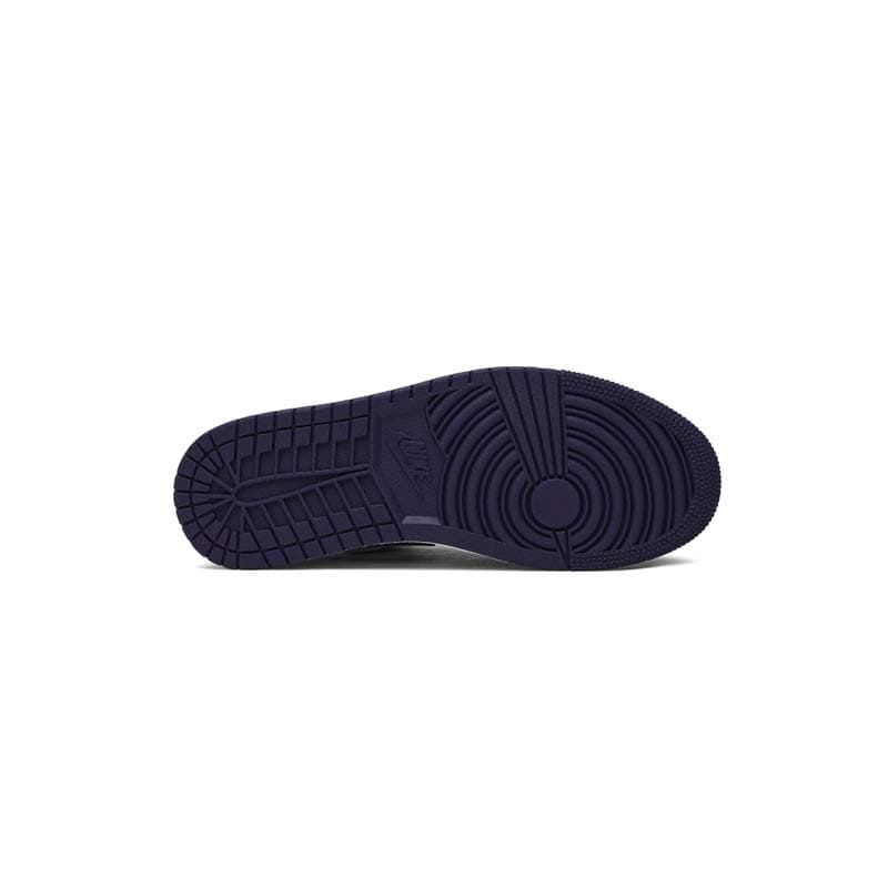 کفش نایک ایرجردن 1 ساق کوتاه مشکی سفید بنفش Nike Air Jordan 1 Low Court Purple — تصویر ۳