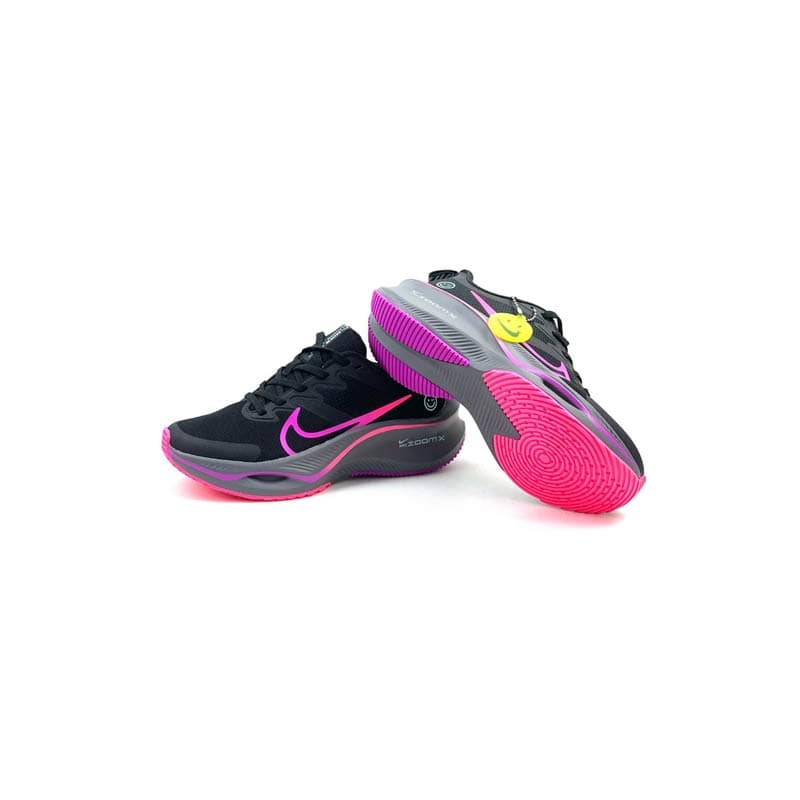 کتونی پیاده روی نایک زوم ایکس لبخند مشکی صورتی Nike Running Air Zoom Smile Black Pink — تصویر ۲