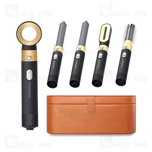ست سشوار پرودو Porodo Multi-Styling Hair Dryer Set PDLFST126BK توان 600 وات — تصویر ۲