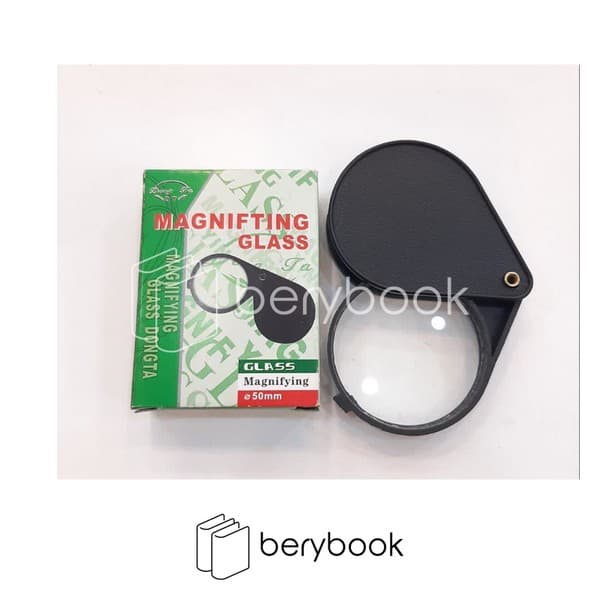 magnifying / ذره بین / تاشو پلاستیکی / 50mm / جعبه سبز