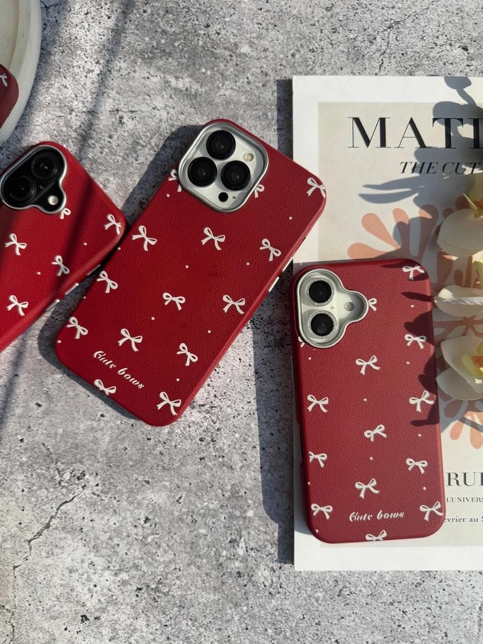 قاب Red Papillon پاپیون قرمز آیفون (کدC1937) مناسب برای iPhone 13Promax — تصویر ۵