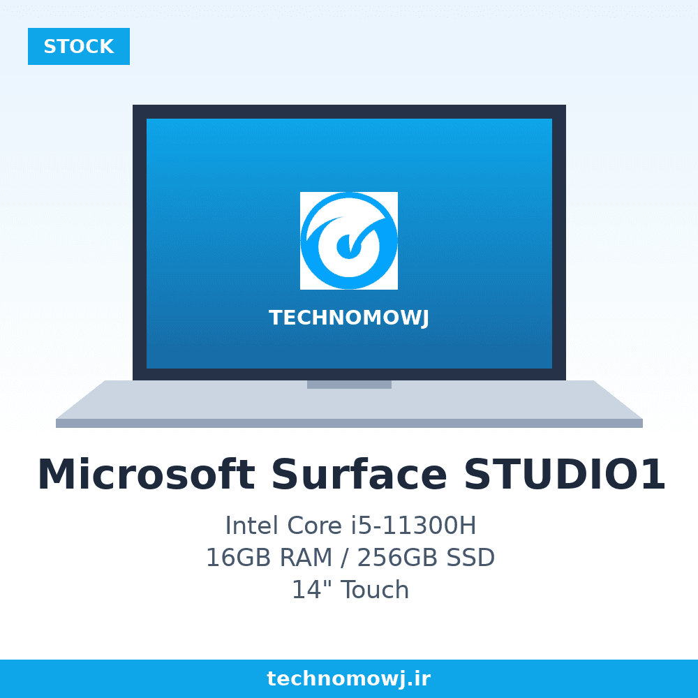 لپ تاپ استوک Microsoft Surface STUDIO1 | Core i5-11300H | 16 GB Ram DDR4 | SSD 512 GB | VGA Intel UHD | Display 14 Touch — تصویر ۲