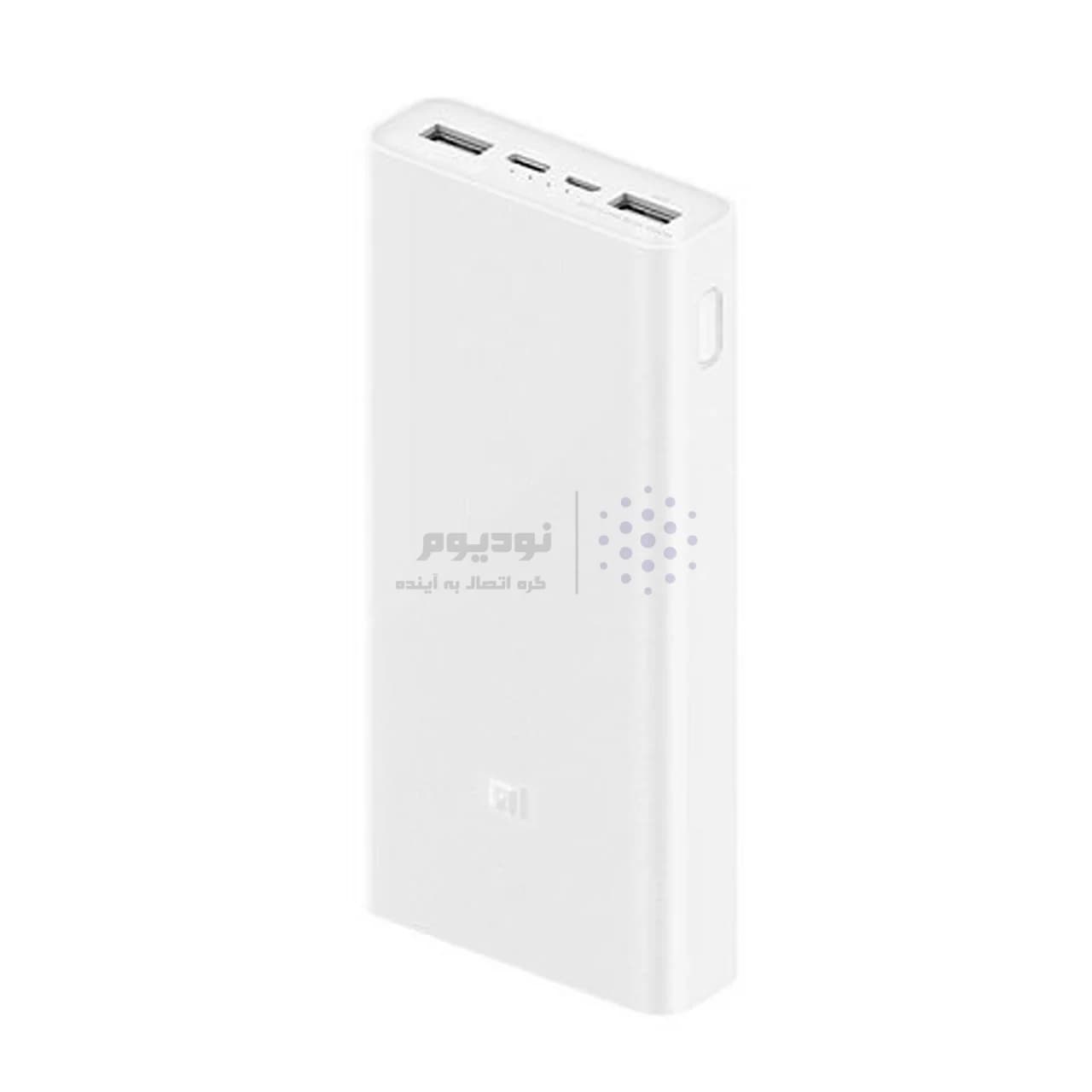 پاوربانک Xiaomi 18W 20000mAh مدل PLM18ZM – سفید – MMS – اصل چین (گارانتی شش ماهه YA) — تصویر ۳
