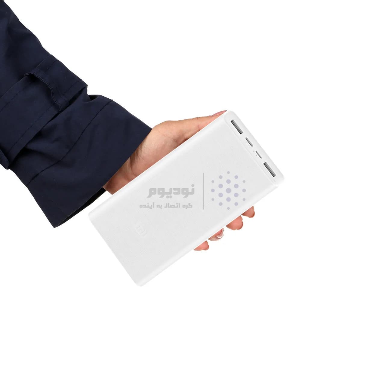 پاوربانک Xiaomi 18W 20000mAh مدل PLM18ZM – سفید – MMS – اصل چین (گارانتی شش ماهه YA) — تصویر ۵