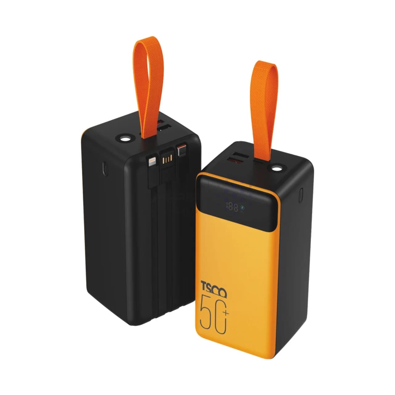 پاوربانک فست شارژ TSCO 50000mAh مدل TP 5001 22.5W – زرد مشکی (گارانتی 12 ماهه TSCO) — تصویر ۳