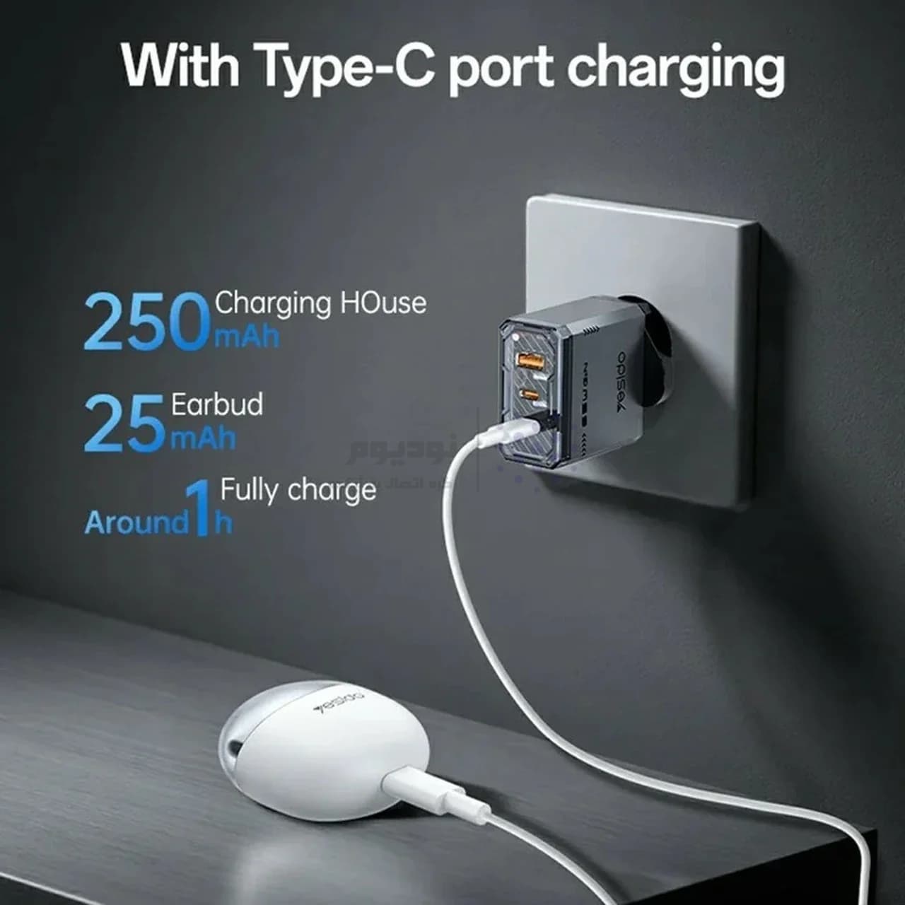 پاوربانک PD و فست شارژ Yesido 20000mAh مدل YP85 22.5W – مشکی (گارانتی 18 ماه تعویض نیکان همراه) — تصویر ۵
