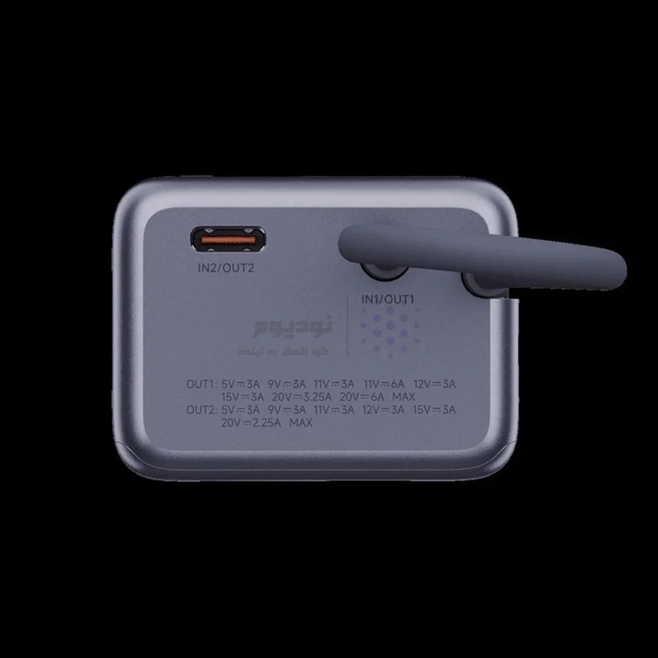 پاوربانک (فست شارژ) Xiaomi 165W 10000mAh مدل PB1165MI – خاکستری – اصلی (گارانتی18 ماهه شرکتی) — تصویر ۶