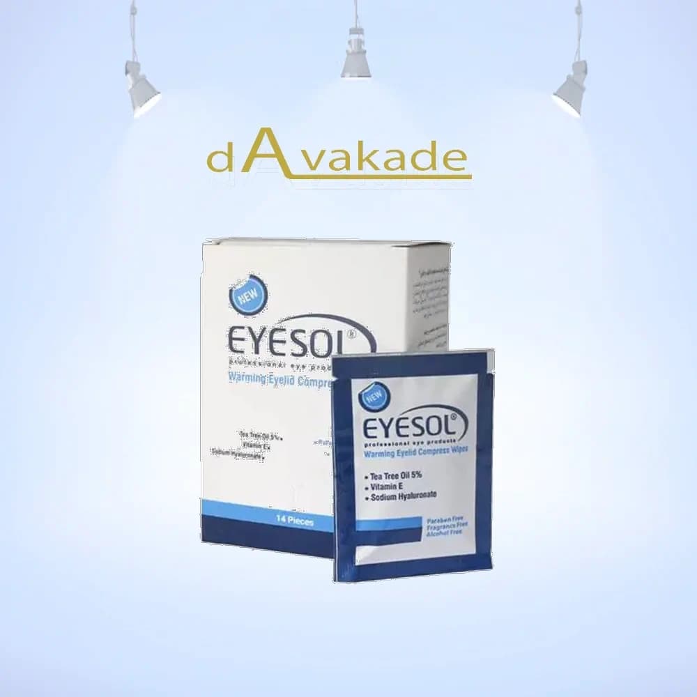 EYESOL پد پاک کننده پلک و مژه