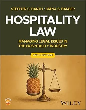 و دانلود نسخه کامل کتاب زبان اصلی Hospitality Law: Managing Legal Issues in the Hospitality Industry PDF | دانلود کتاب خارجی