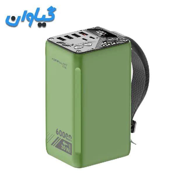 پاوربانک کانفلون A47Q ظرفیت ۶۰۰۰۰ میلی آمپر ساعت