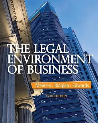 و دانلود نسخه کامل کتاب زبان اصلی The Legal Environment of Business PDF | دانلود کتاب خارجی