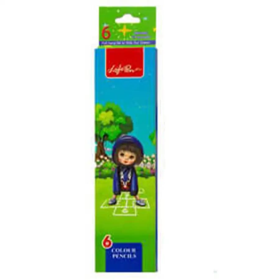مداد رنگی 6 رنگ کرند life pen
