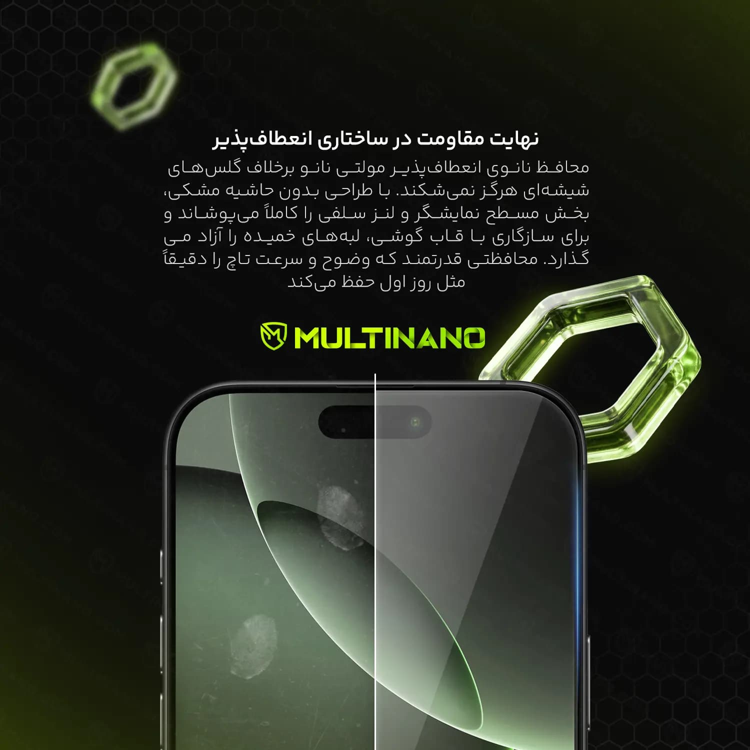 محافظ صفحه نمایش گوشی موبایل Oppo K9 Pro / اوپو کی ۹ پرو — تصویر ۳