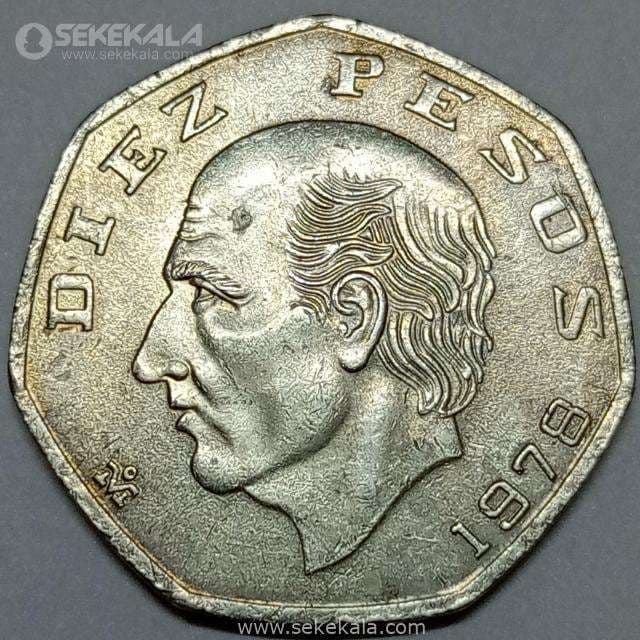 سکه 10 پزو مکزیک 1978 (AU)