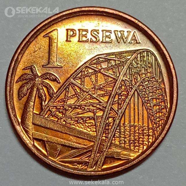 سکه 1 پسوا غنا 2007 (بسیار کمیاب)(AU)