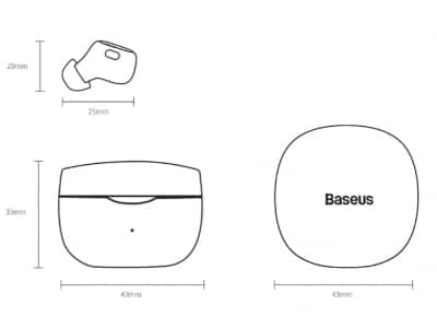 هندزفری بلوتوث بیسوس Baseus WM01 Wireless Earphones — تصویر ۷