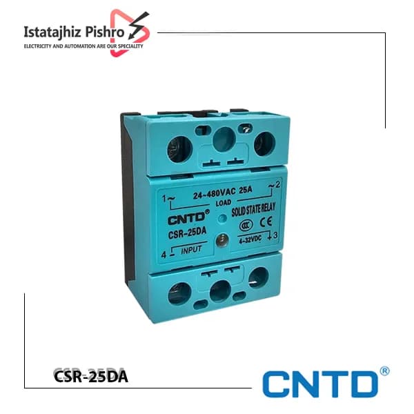 رله SSR تک فاز CNTD مدل CSR-25DA