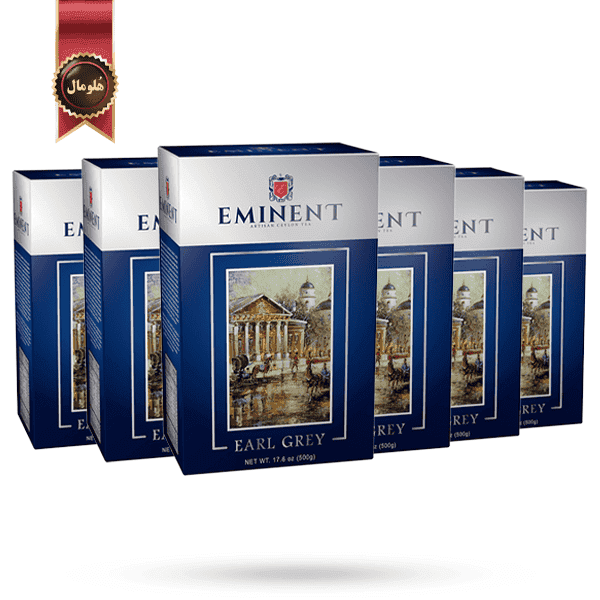 6 بسته چای امیننت eminent مدل ارل گری earl grey وزن 500 گرم (اورجینال)