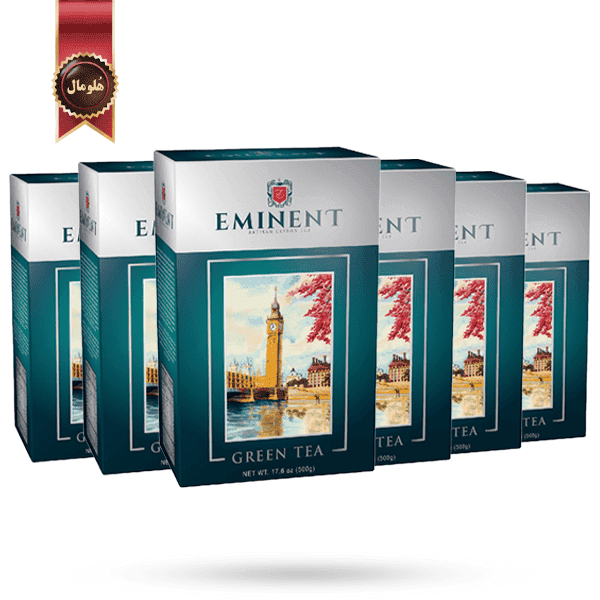 6 بسته چای سبز امیننت eminent وزن 500 گرم (اورجینال)