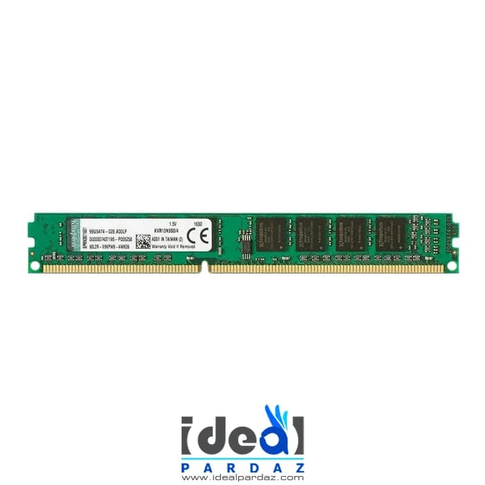 رم دسکتاپ کینگستون 4 گیگابایت RAM PC KINGSTON DDR3 1333 4GB (دو طرف چیپ)