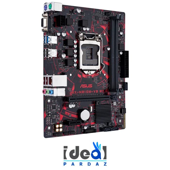 مادربرد ایسوس MOTHERBOARD ASUS EX-H310M-V3 R2.0 DDR4 — تصویر ۲