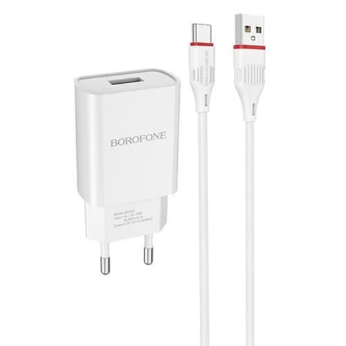 شارژر و کابل تبدیل USB به MicroUSB بروفون مدل BA20 A