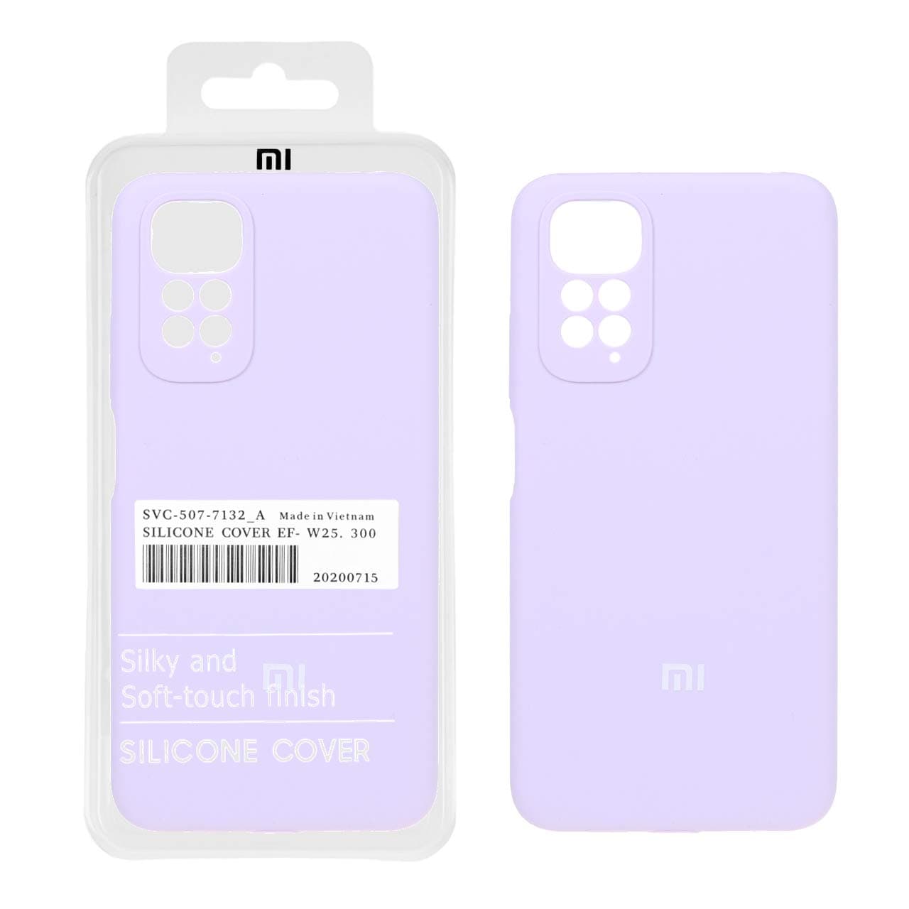 قاب سیلیکونی پاک کنی اورجینال درجه یک Xiaomi Redmi Note 11 4G / Redmi Note 11S – خاکستری (پک دار) — تصویر ۲