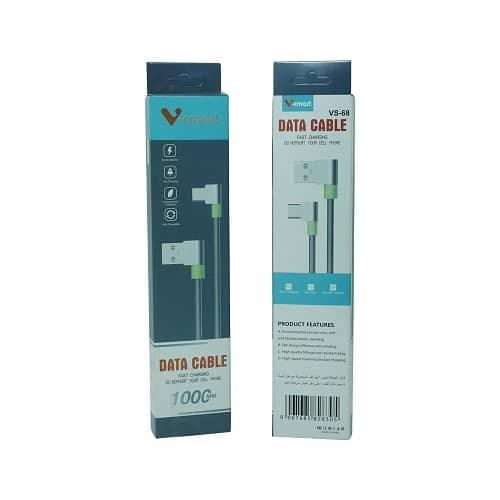 کابل تایپ سی V-Smart مدل VS-68 اورجینال