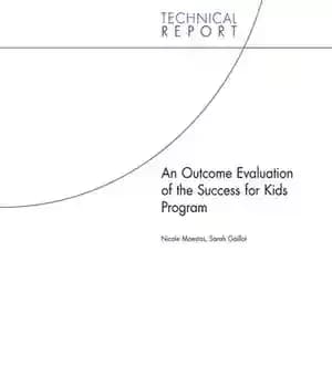 دانلود کتاب An Outcome Evaluation of the Success for Kids Program