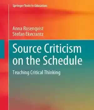 دانلود کتاب Source Criticism on the Schedule: Teaching Critical Thinking