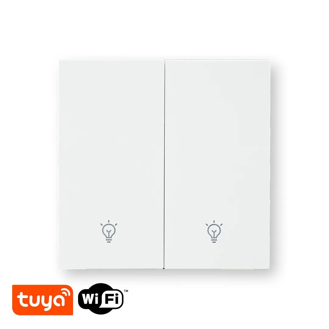 کلید دو پل هوشمند پیانویی TUYA – Wi Fi