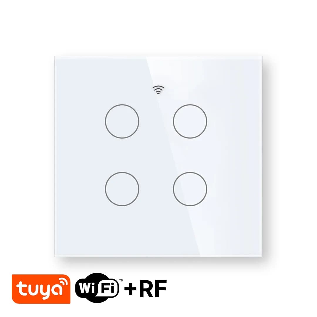 کلید چهار پل هوشمند WI-FI+RF تویا