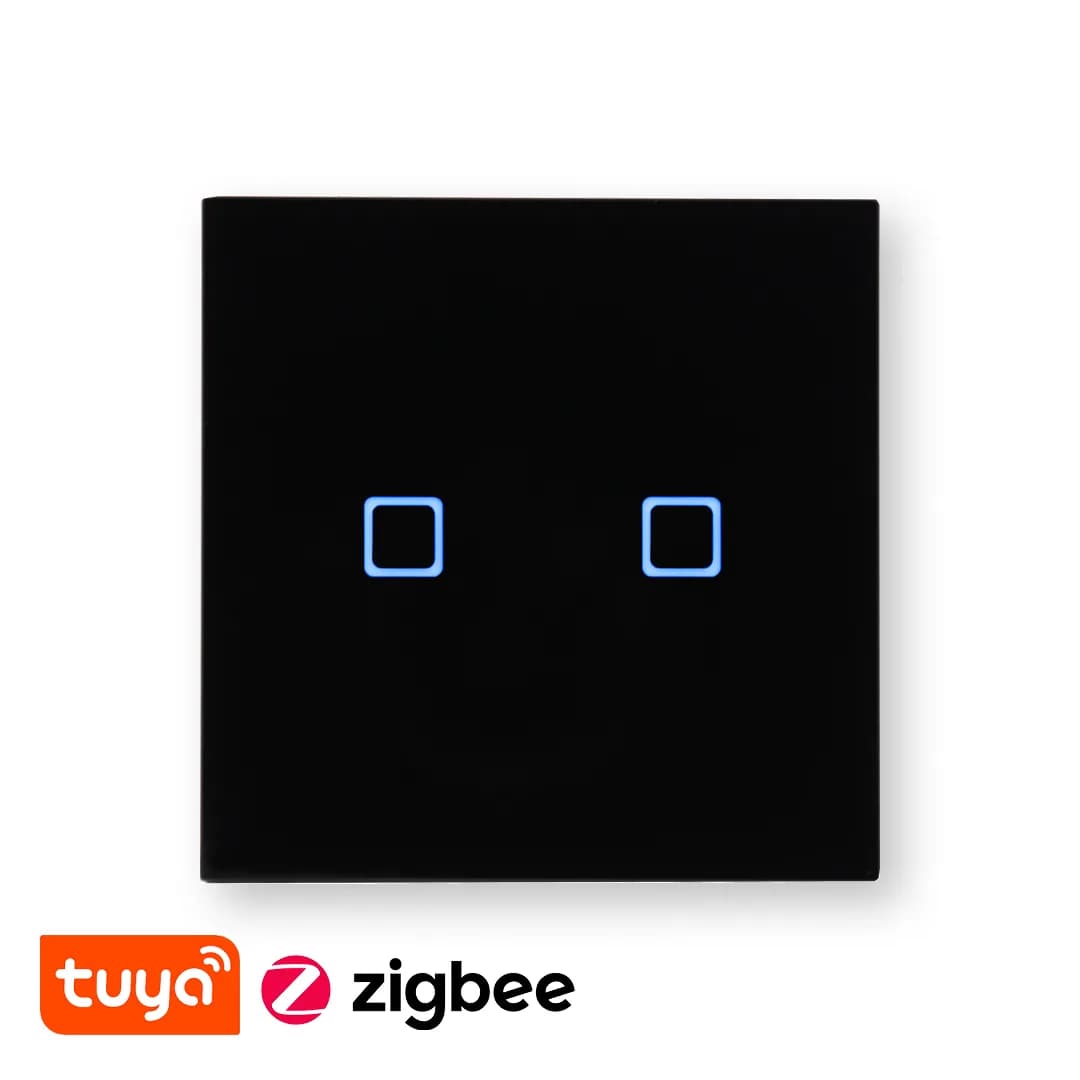 کلید هوشمند دو پل مربع Zigbee