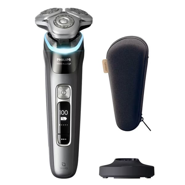 ماشین اصلاح موی صورت شارژی فیلیپس مدل XP9202/10 با تیغه تیتانیوم پیشرفته، ضد آب، استفاده خشک و مرطوب، شارژ سریع، نمایشگر میزان شارژ، قابلیت اصلاح با شماره صفر، باتری لیتیوم یون — تصویر ۳