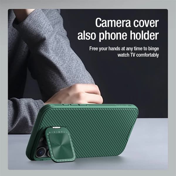 قاب محافظ نیلکین آیفون iPhone 16 Pro Max Nillkin CamShield Prop — تصویر ۶