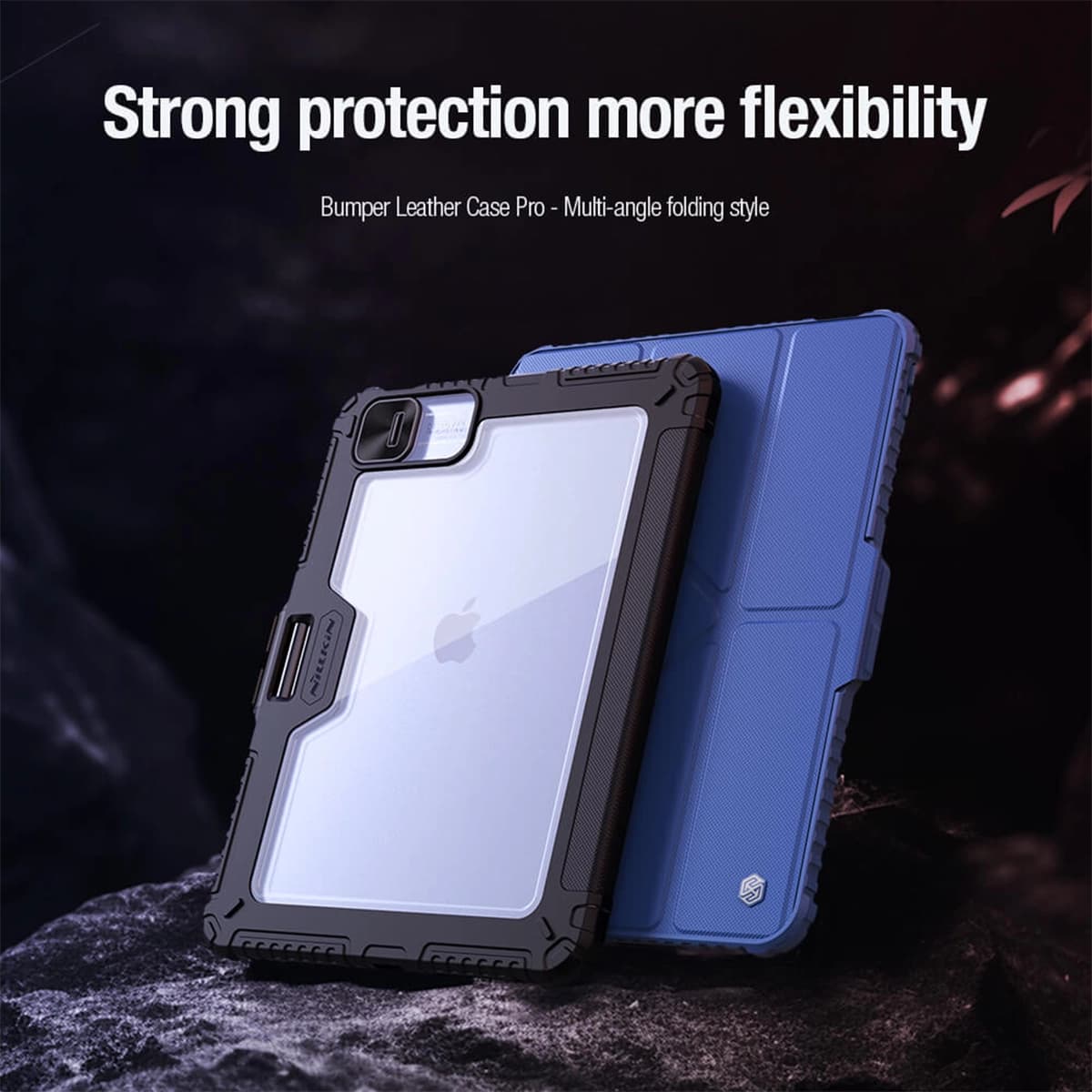 کیف کلاسوری آیپد نیلکین iPad Pro 13 2024 Nillkin Bumper Pro Multi Angle — تصویر ۴