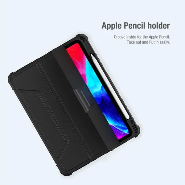 کیف کلاسوری آیپد نیلکین iPad Air 13 2024 / Pro 12.9 2022 Nillkin Bumper Leather Pro Case — تصویر ۶