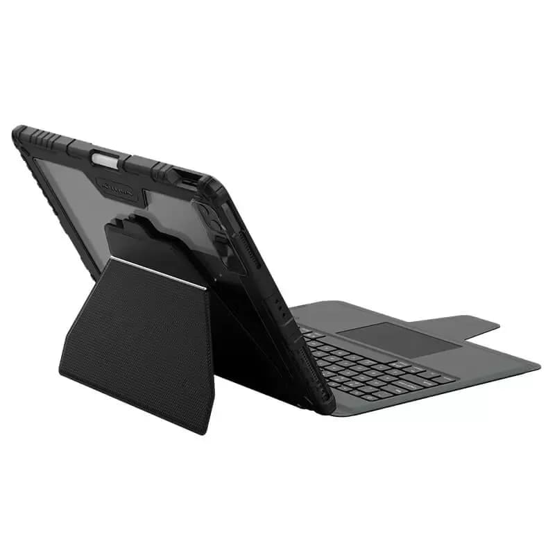 کیف کلاسوری کیبورد دار آیپد نیلکین iPad Air 13 2024 / Pro 12.9 2022 Nillkin Bumper Link Backlit — تصویر ۶