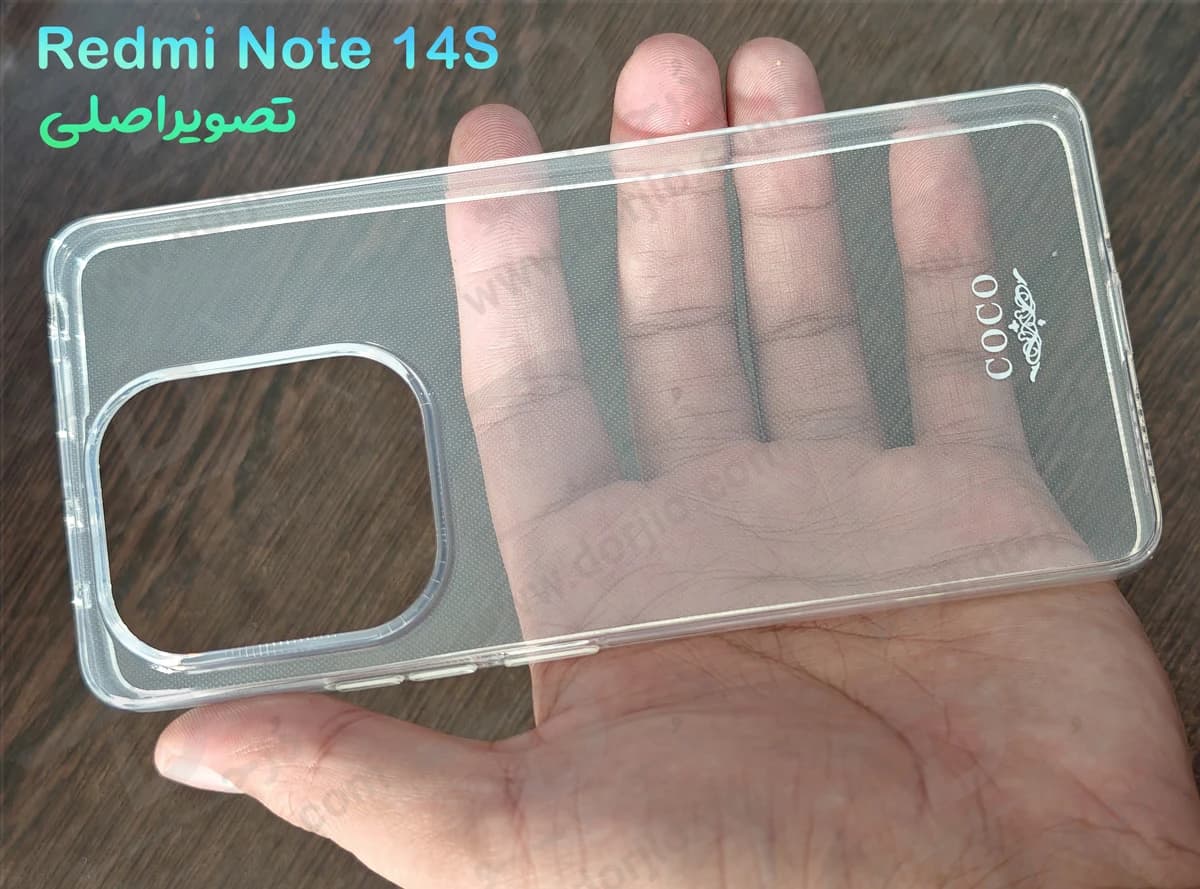 قاب ژله ای شفاف Xiaomi Redmi Note 14S 4G — تصویر ۶