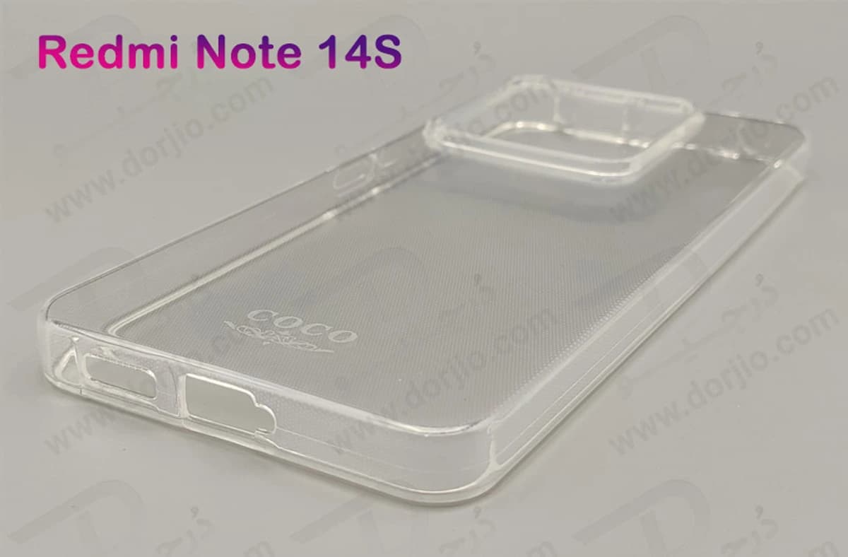 قاب ژله ای شفاف Xiaomi Redmi Note 14S 4G — تصویر ۴